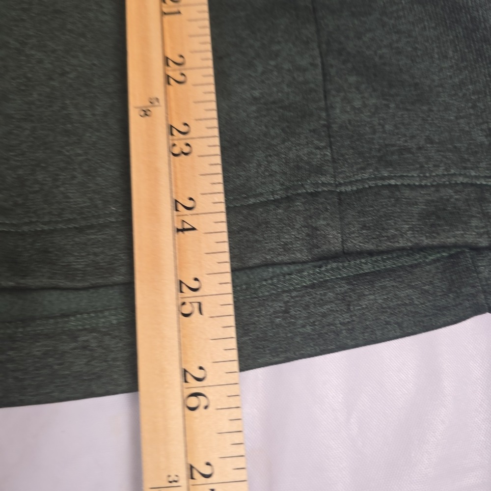 The North Face 1/2 Zip Fleece Pullover Mens Large Green Jacket EUC Long Sleeve S - Picture 9 of 11